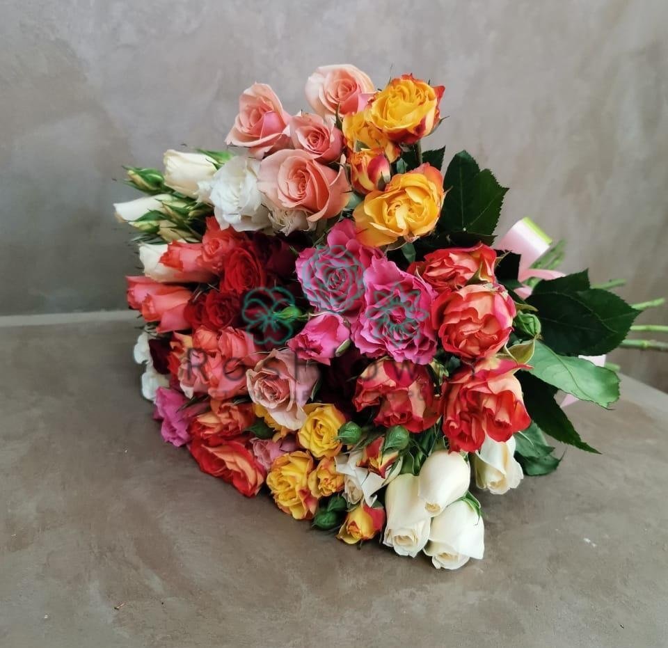 Букет цветов из: Розы в Поварово