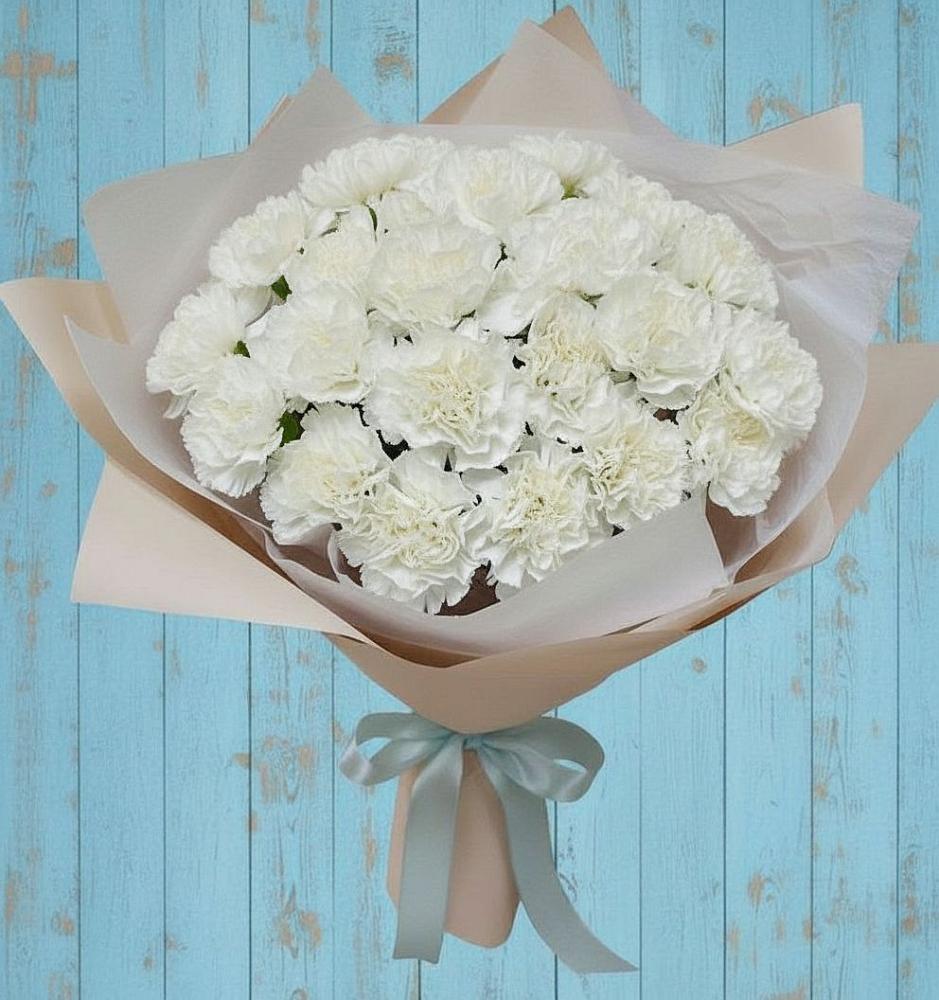 Букет цветов из: Гвоздики в Поварово