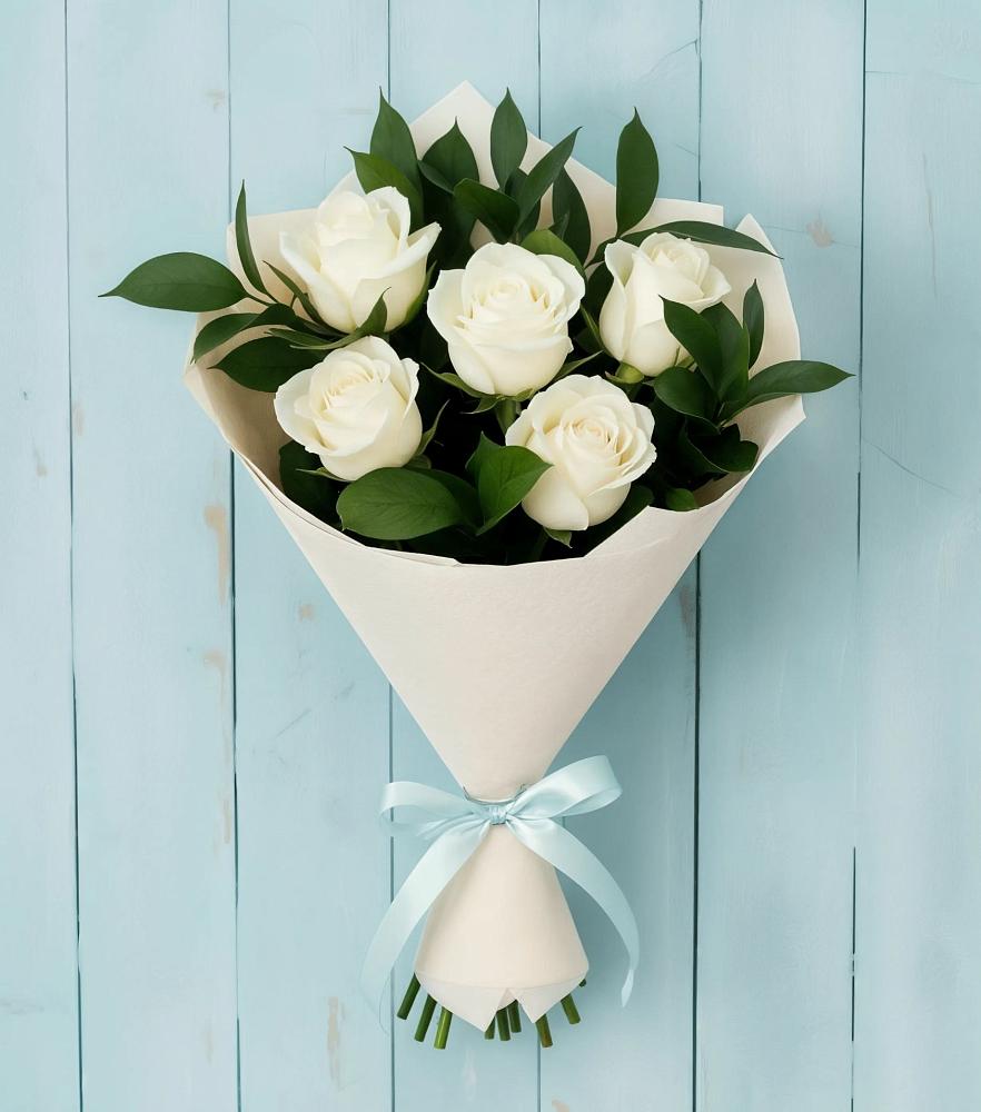 Букет цветов из: Розы в Поварово