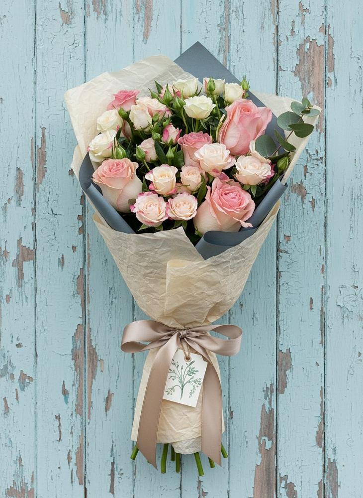 Букет цветов из: Розы в Поварово