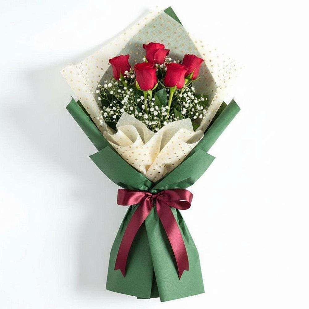 Букет цветов из: Розы в Поварово