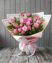 Букет Розовый кустик #REPLACE_PRED# Поварово