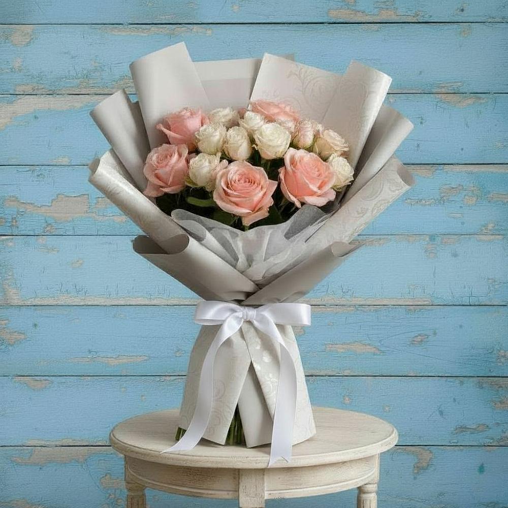 Букет цветов из: Розы в Поварово