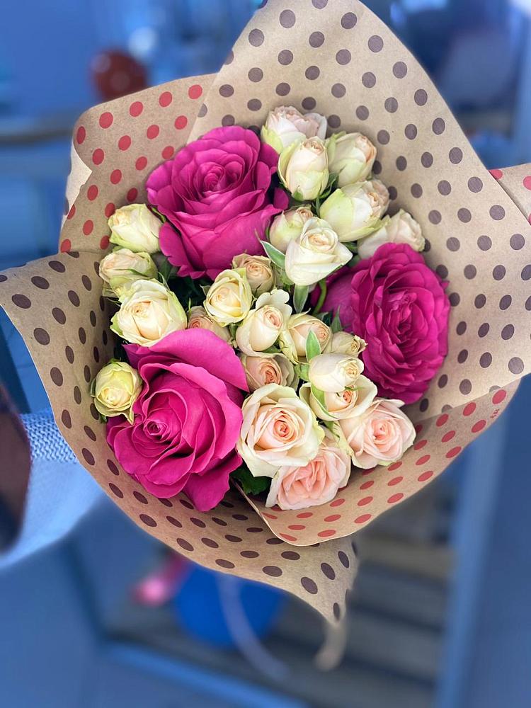 Букет цветов из: Розы в Поварово