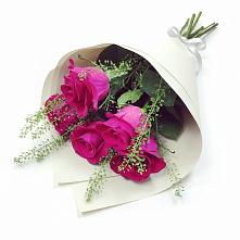 Букет цветов из:  Розы в Поварово