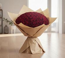Букет 101 Красная роза в Поварово