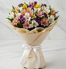 Букет цветов из:  Альстромерии в Поварово