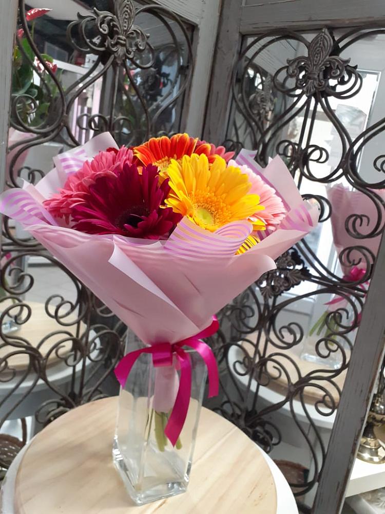 Букет цветов из: Герберы в Поварово