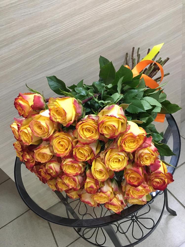 Букет Желтые розы в Поварово