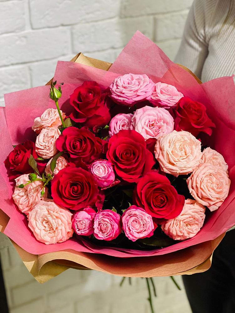 Букет цветов из: Розы в Поварово