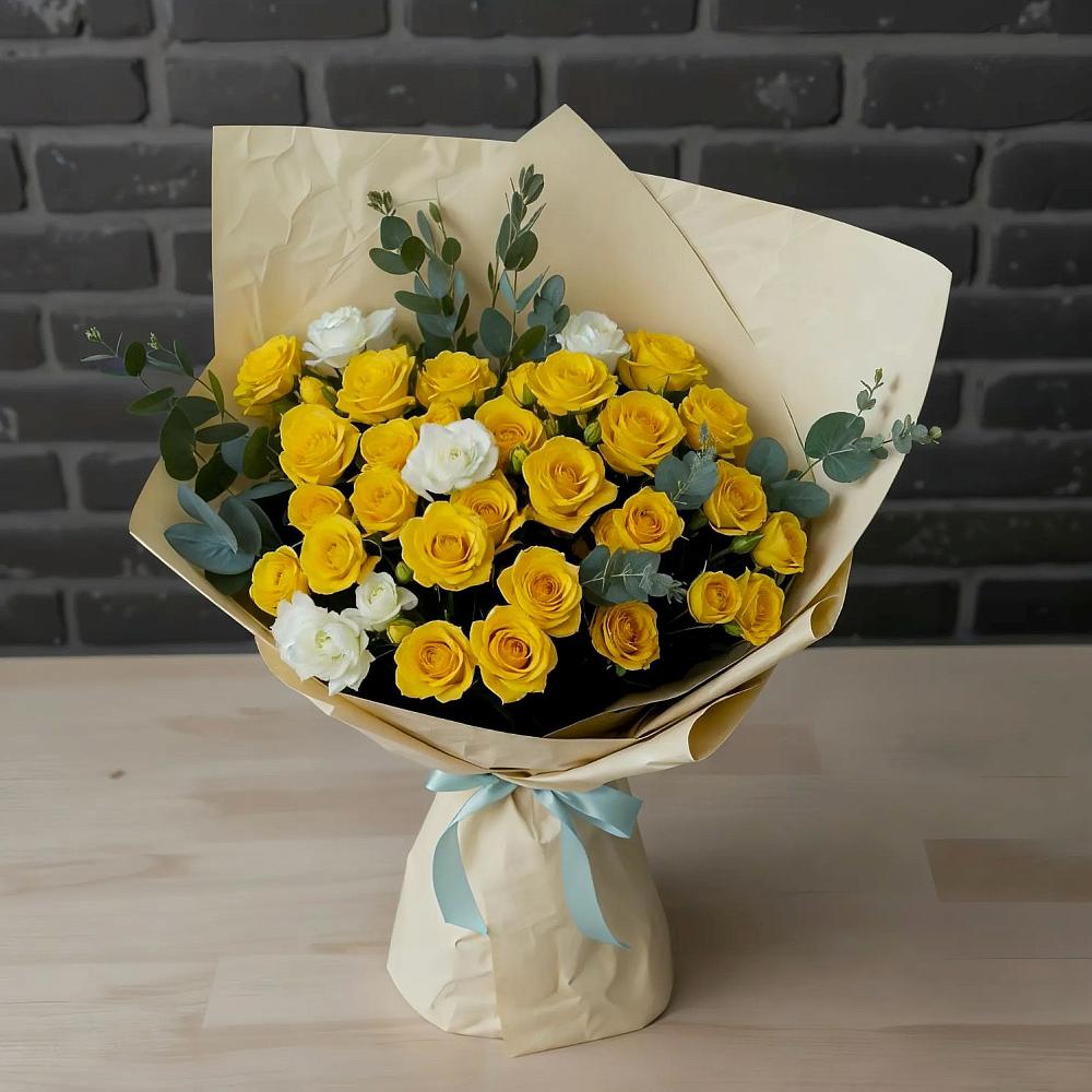 Букет цветов из: Розы в Поварово