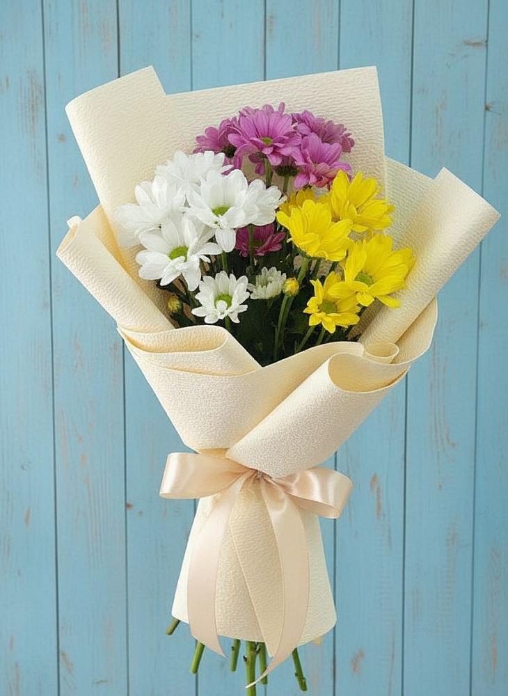 Букет цветов из: Хризантемы в Поварово