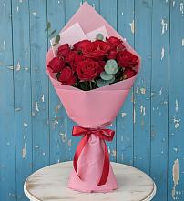 Букет цветов из:  Розы в Поварово