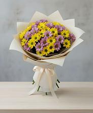 Букет цветов из:  Хризантемы в Поварово