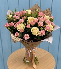 Букет цветов из:  Розы в Поварово