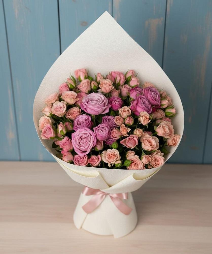 Букет цветов из: Розы в Поварово