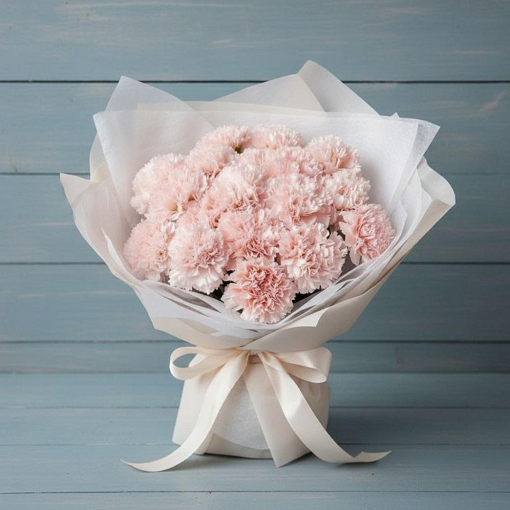 Букет цветов из: Гвоздики в Поварово