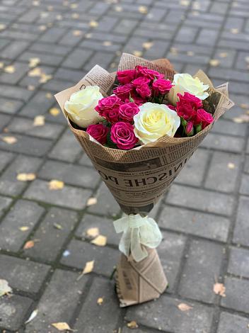 Букет цветов из: Розы в Поварово