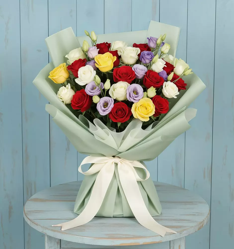 Букет цветов из: Розы в Поварово