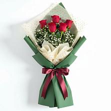 Букет цветов из:  Розы в Поварово