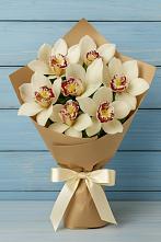 Букет цветов из:  Орхидеи и Розы в Поварово