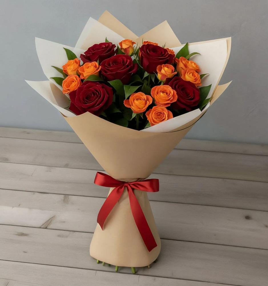 Букет Любовь и восторг в Поварово